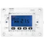 URMET - Cronotermostato elettronico digitale con supporto 3 moduli per scatola 503 a batterie Nea bianco CRONOT.EL.SETTIM.LCD 3M BIAN.