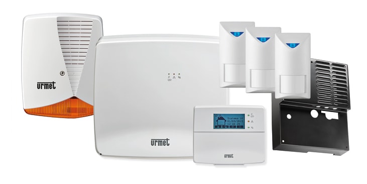 URMET - Kit antintrusione filare Home Basic 1068 impianto base.