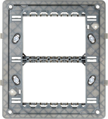 URMET - Supporto scatole 3+3M con viti Nea.