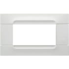 URMET - Placca tecnopolimero Kàdra Monochrome bianco helsinki 4 moduli.