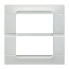 URMET - Placca tecnopolimero 4+4 moduli Bianco Helsinki Kàdra Monochrome 8M.