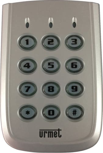 URMET - Modulo tastiera controllo accessi stand alone con cover plastico 1087.