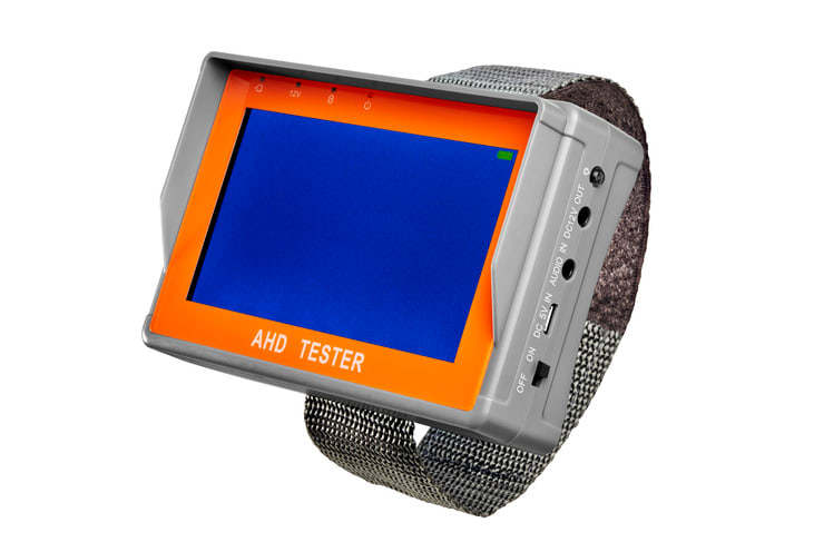 URMET - Monitor lcd 4,3" 480x272 BNC per test telecamere AHD 1080P-720P-CVBS TEST AHD.