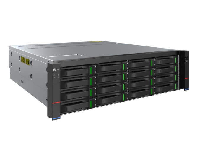 URMET - NVR 80CH Platinum 12M S+265 RAID, 16 slot HD frontali, alimentazione ridondata.