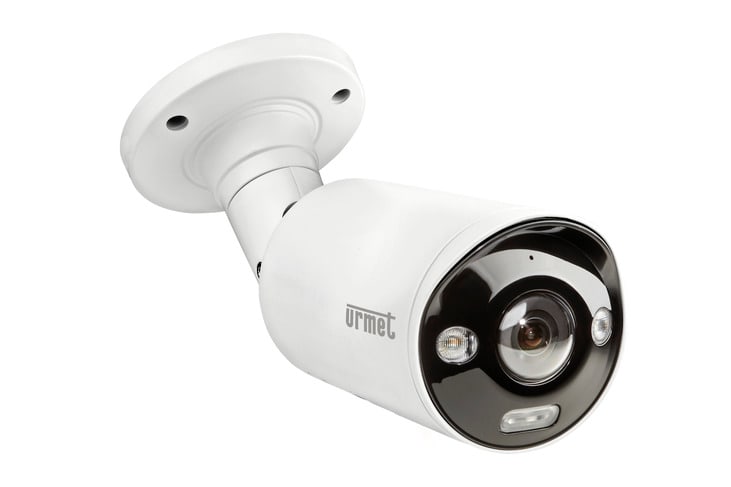 URMET - Telecamera bullet IP 8M, Building&Retail Panorama 180, ottica 2mm.