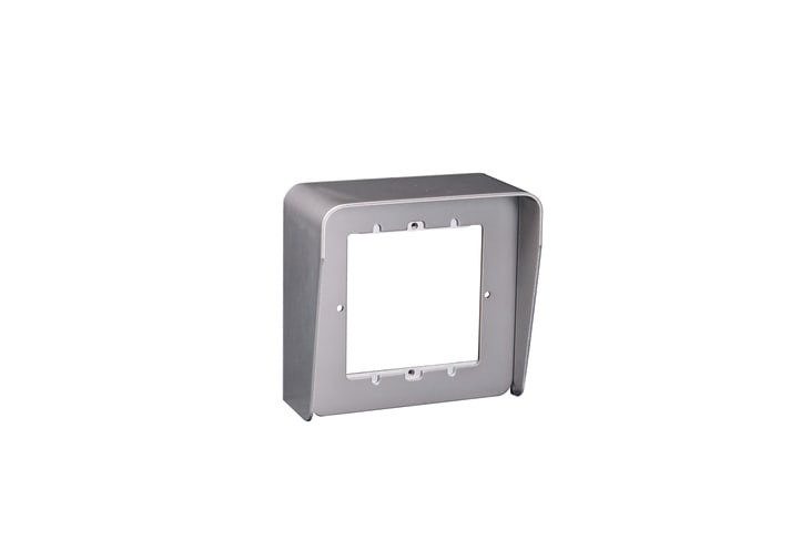 URMET - Custodia con telaio, visiera antipioggia, 1 modulo, Sinthesi S2, appoggio muro, c/visione, cornice.