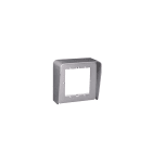 URMET - Custodia con telaio, visiera antipioggia, 1 modulo, Sinthesi S2, appoggio muro, c/visione, cornice.