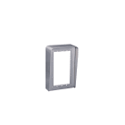 URMET - Custodia con telaio, visiera antipioggia, 2 moduli, Sinthesi S2, appoggio muro, cornice integrata.