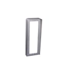 URMET - Custodia con telaio, visiera antipioggia, 4 moduli, Sinthesi S2, appoggio muro, cornice inclusa.