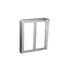 URMET - Custodia con telaio, visiera antipioggia, 2 file 6 moduli, Sinthesi S2, appoggio muro, cornice integrata.