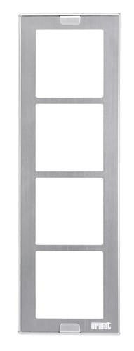 URMET - Cornice coprifilomuro con telaio, 4 moduli, Sinthesi S2, cornice con telaio quadrata 4 moduli.