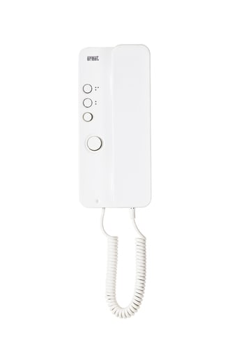 URMET - Citofono Mìro 4+N con 1 tasto bianco, sistema 4+n.