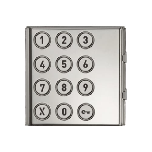 URMET - Modulo apriporta tastiera a codice Sinthesi Steel.