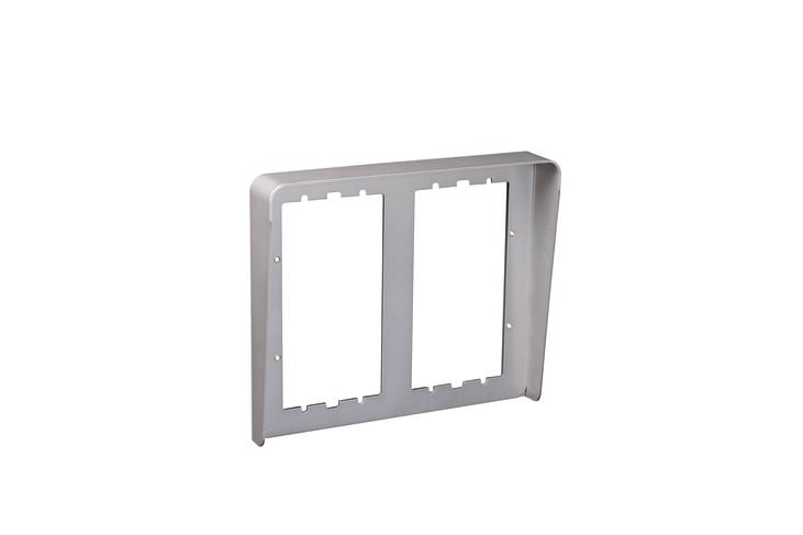 URMET - Visiera antipioggia Sinthesi Steel 2 file 4 moduli Vert.