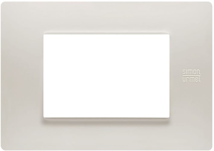 URMET - Placca Flexa tecnopolimero 3 moduli polvere.