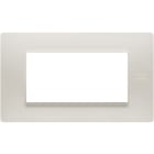 URMET - Placca Flexa tecnopolimero 4 moduli polvere.