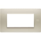 URMET - Placca Flexa tecnopolimero 4 moduli sabbia.