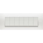 URMET - Placca Flexa tecnopolimero 7 moduli bianco nea.