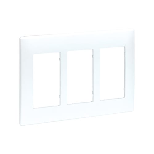 URMET - Telaio e cornice bianca per 12 moduli TELAIO+CORNICE B.12 MODULI.
