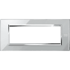 URMET - Placca vetro grigio opale 6 moduli Expì 6M.