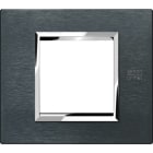 URMET - Placca alu karbon 2 moduli Expì.