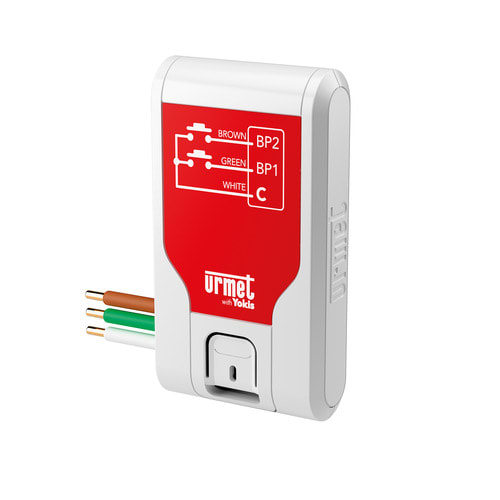 URMET - Trasmettitore 2 canali indipendenti Zigbee Yokis UP ad incasso E2BP-UP.