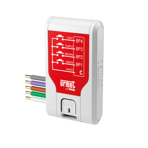 URMET - Trasmettitore 4 canali indipendenti Zigbee Yokis UP ad incasso E4BP-UP.