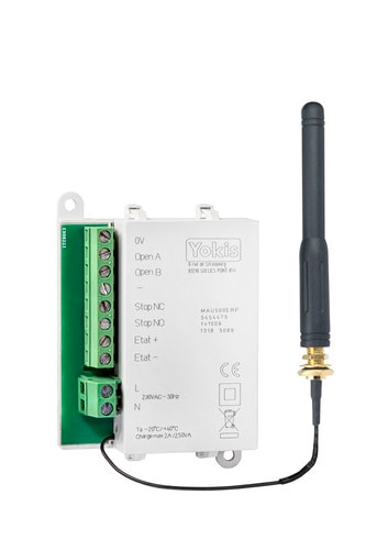 URMET - Modulo attuatore elettronico 500W sistema Radio Power con antenna esterna per centraline elettroniche cancelli MAU500ERPX ATTUAT.AUTOM.C/ANT.