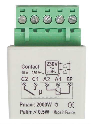 URMET - Convertitore di impulsi per centralizzazione moduli da 500W CVI50E CENTRALIZZ. GAMMA 500.