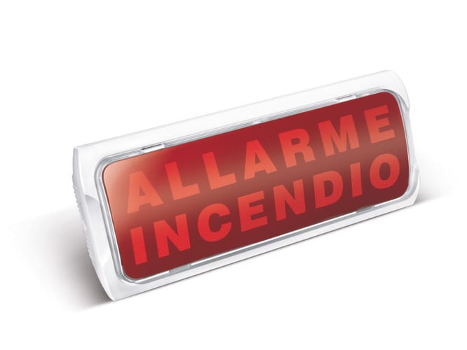 ELKRON - Targa ottico-acustica indirizzata su loop, linea FAP54 TM24I.