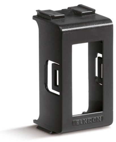 ELKRON - Kit adattatori per lettore chiave compatibili con gamma Gewiss Playbus, nero DKA/G Kit 5 adattatori grey.