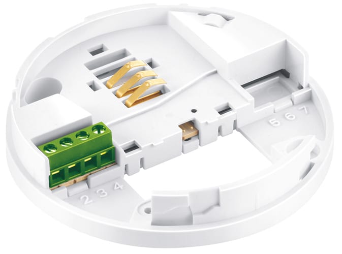ELKRON - Base standard per rivelatori convenzionali e digitali, linea C400 e FAP54, ZOCCOLO UNIVERSALE per SD500.