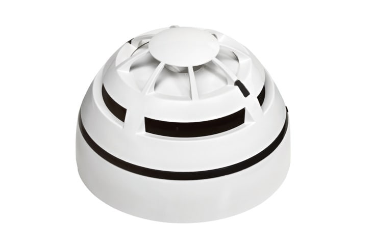 ELKRON - Rivelatore ottico-termico wireless completo di base e batterie, linea C200 FDOT200 RIVEL. OTTICO-TERMICO.