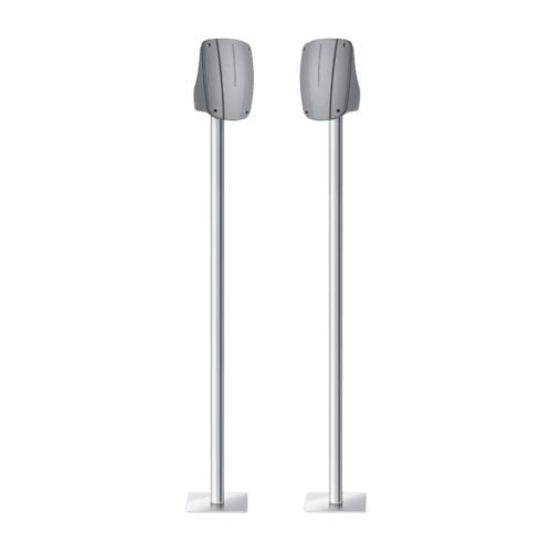 ELKRON - Palo da interrare zincato SP130/MWA per barriere, altezza 130 cm, diametro 40 mm.