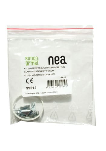 URMET - Kit composto da 2 viti, 2 dadi, 2 griffe per completare calotta IP55 2M 12512.