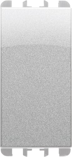 URMET - interruttore morsetti a vite 1 modulo 1P 10AX Nea alluminio tst al 10101AL