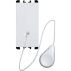 URMET - Pulsante a tirante, morsetti a vite, 1 modulo, 1P NO 10A, Nea, bianco 1PNO 10A a tirante, 1 modulo, Nea, bianco. 10118.B