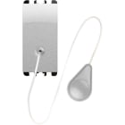 URMET - Pulsante a tirante 1P NO 10A morsetti a vite Nea alluminio 1 modulo. 10118AL