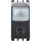 URMET - Sensore IR con simulatore di presenza, 1 modulo, 230Vac 6A, acciaio scuro Nea. 10127AC