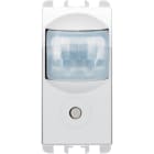 URMET - Sensore IR con simulatore di presenza, 1 modulo, 230Vac 6A, bianco ghiaccio Nea.