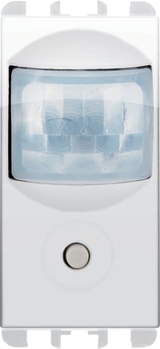 URMET - Sensore IR con simulatore di presenza, 1 modulo, 230Vac 6A, bianco ghiaccio Nea. 10127BG