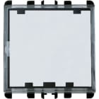 URMET - Pulsante targa portanome illuminabile morsetti a vite, 2 moduli, Nea, 1P NO 10A, antracite, V ANTR.