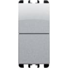 URMET - Pulsanti indipendenti, morsetti vite, 1 modulo, 1P NO + 1P NO 10A, Nea, alluminio PULS IND 1PNO+1PNO 10A 1M AL. 10138AL