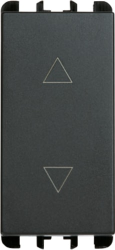 URMET - commutatore 3 posizioni 1 modulo 10A morsetti a vite Nea antracite 3PS 1P TSTA 10140