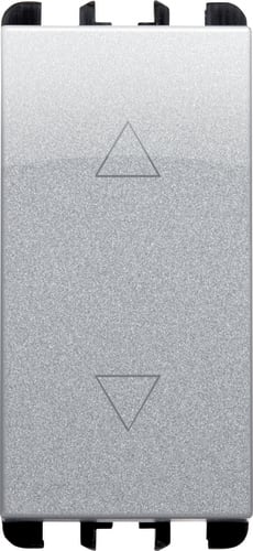 URMET - Commutatore 3 posizioni, morsetti a vite, 1 modulo, 10A, Nea, alluminio COMMUTATORE 3PS 1P 10A 1M AL.