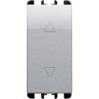 URMET - Commutatore 3 posizioni, morsetti a vite, 1 modulo, 10A, Nea, alluminio COMMUTATORE 3PS 1P 10A 1M AL.