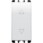 URMET - Commutatore 3 posizioni, morsetti a vite, 1 modulo, 10A, Nea, bianco ghiaccio COMMUTATORE 3PS 1P 10A 1M BG
