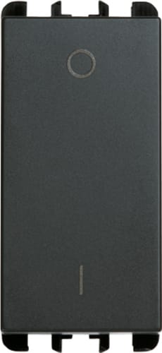 URMET - interruttore 2P 16AX 1 modulo morsetti a vite Nea antracite V TST 10162