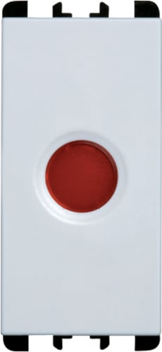 URMET - Diffusore arancione per LED, 1 modulo, Nea, bianco, 1m.