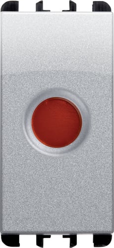 URMET - Diffusore arancione per LED, 1 modulo, alluminio, Nea.